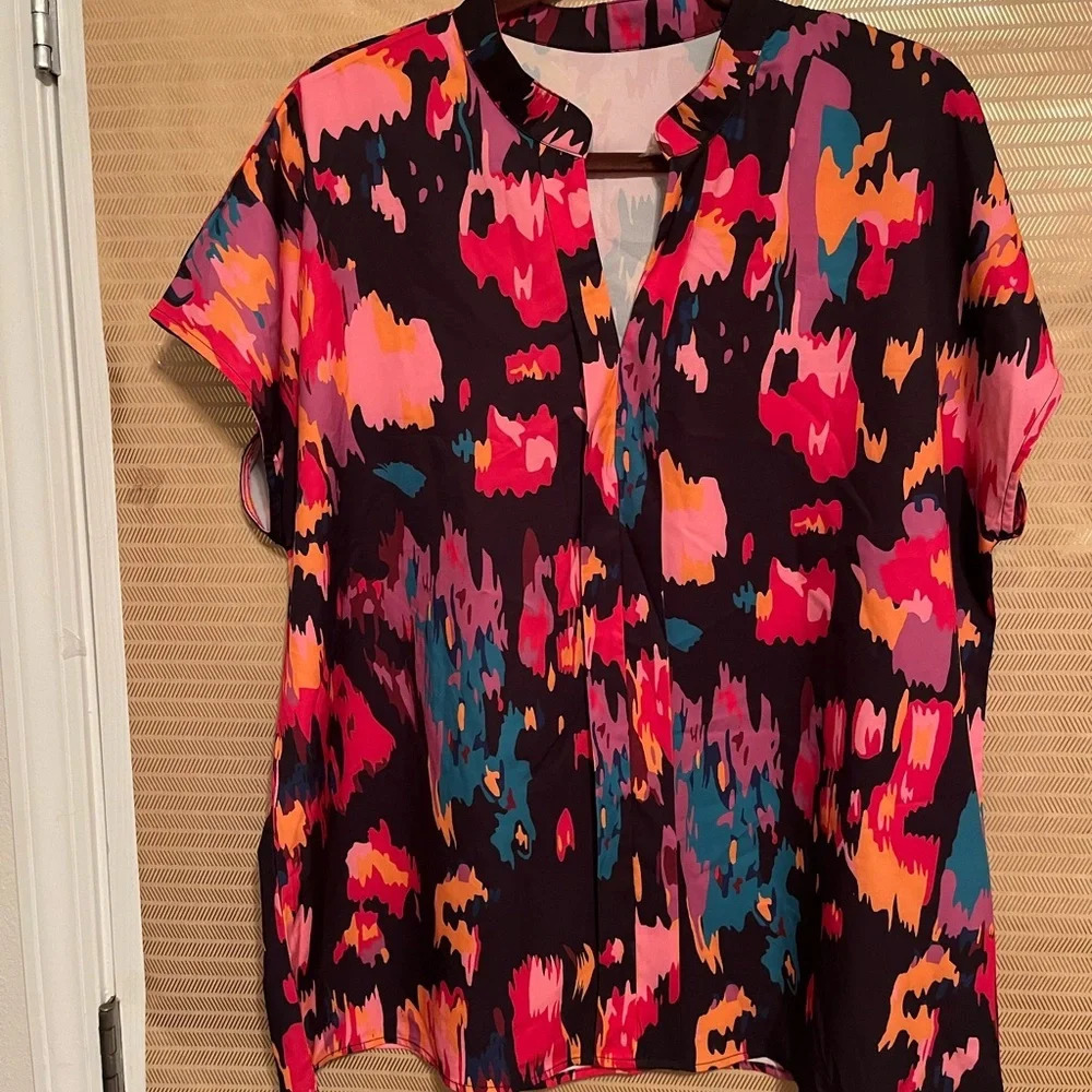BEAUTIFUL~VIBRANT~BLOUSE~XXL